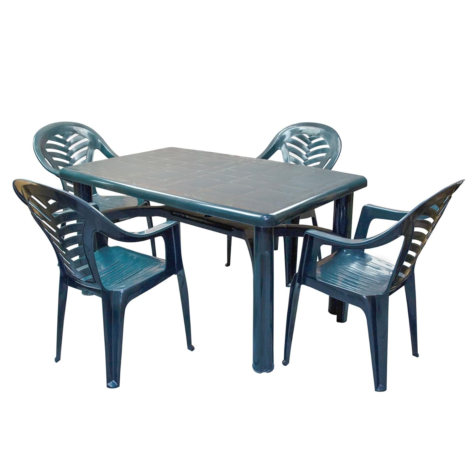 Dining Tables Green Resol Bolero Plastic Home Family Rectangular Dinner