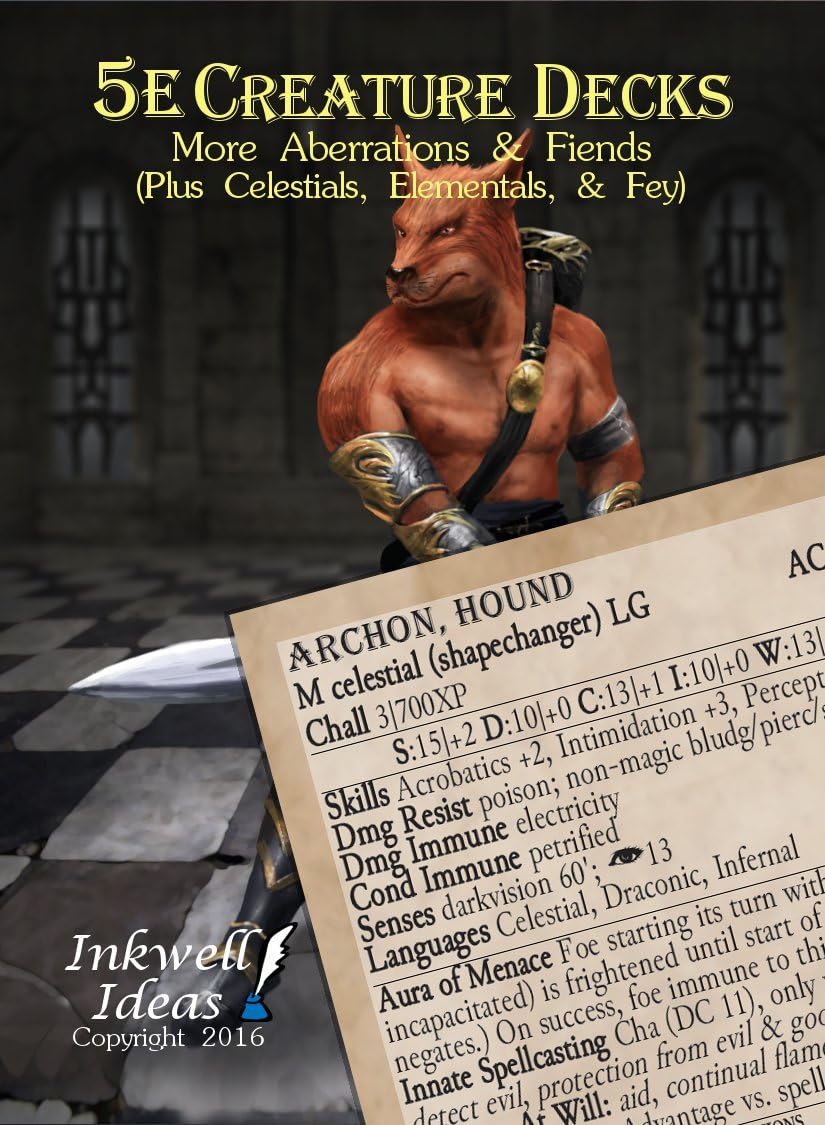 5e Creature Decks: More Aberrations and Fiends