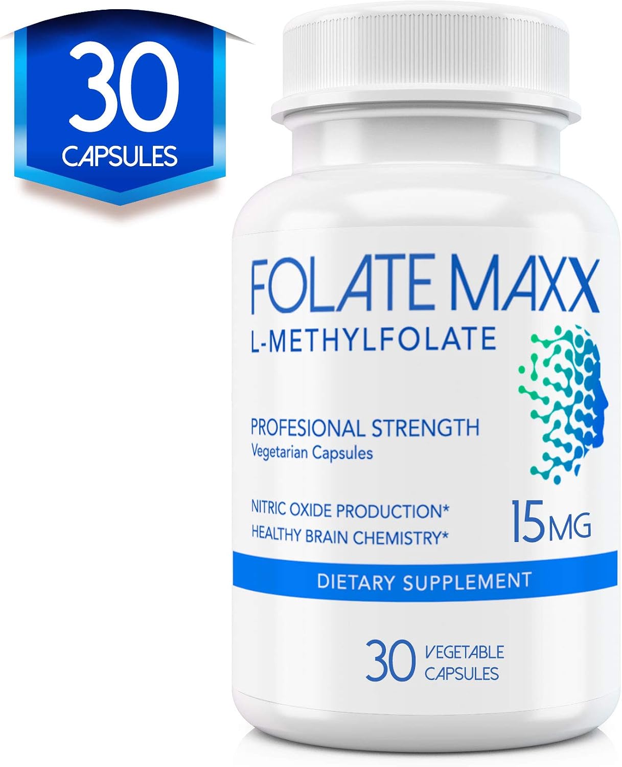 FolateMaxx LMethylfolate 15 mg (30 Capsules