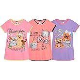 Angel Face Girls Nightgowns - 3 Pack Soft Short Sleeve Nightgown Girls Pajamas - Cozy Cute Sleep Dress Pajamas