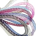 Chenkou Craft Assorted 13 Colors 26Yards Solid Mesh Tube Deco Flex for Wreaths Crafts (Mix, 3/8"(8mm))