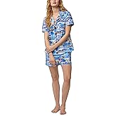 BedHead - Classic Cotton Shorty PJ Set - Beach Day - Large
