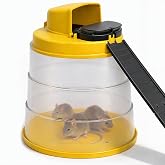 RinneTraps Flip N Slide All-in-One Mouse Trap | Bucket Included | Self-Resetting Humane Live Catch | Made in USA | Indoor &amp; Outdoor