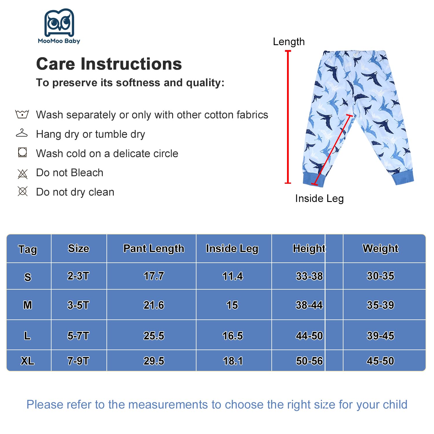 MooMoo Baby Waterproof Diaper Pants for Potty Training 2 Packs Nighttime Potty Training Pants for Boys