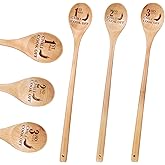 3 Pcs Chili Cook Off Trophies Prizes 1st 2nd 3rd Wooden Spoons Engraved Cooking Contest Award Long Handled Spoon for Pepper Gift Men Women Contest Chili Festivals Baking Kitchen Wedding Collectible