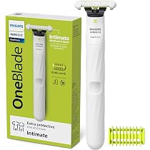 Amazon.com: Philips Norelco OneBlade Intimate, diseñado para el ...