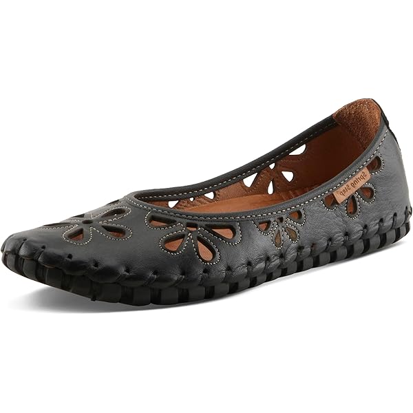 Spring Step Donna Tender Flat: Scarpe Basse Slip-On Elasticizzate, Comode, Con Soletta Rimovibile, Tacco 3,8 Cm - 3