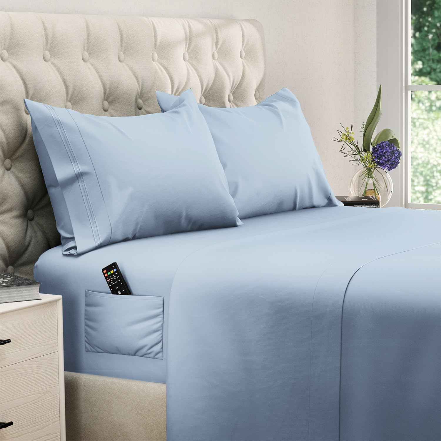 DREAMCARE Queen Size Sheets - Cooling Bed Sheets