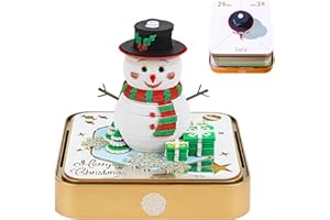 3D Calendar 2026 - Christmas Collection, 3D Memo Pad Time Piece Calendar 2026 Suitable for Office/Home/Gifts/Desktop Decorati