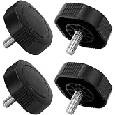 Magluv 4 Pack Gimbal Bracket Knobs for Lowrance 000-10467-001, Compatibility with Lowrance HDSGen2T/Elite7, Simrad NSS/NSSevo2, B&amp;G Zeus2, for Lowrance Replacement Parts, Black