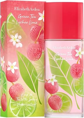 - Green Tea Lychee Lime – Eau de Toilette Femme Vaporisateur – Senteur Fraîche & Fruitée - 100ml