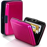 AARU® NEW ALUMINIUM METAL POCKET BUSINESS ID CREDIT CARD WALLET HOLDER WATERPROOF CASE BOX