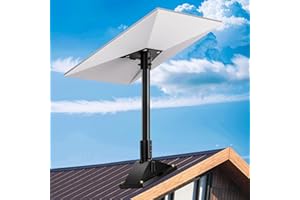 UBeesize Starlink Gen 3 Mount, Starlink Pole Mount Kits for Standard Gen 3 Satellite Dish, Adjustable Gen3 StarLink Roof Mounts with Pipe Adapter