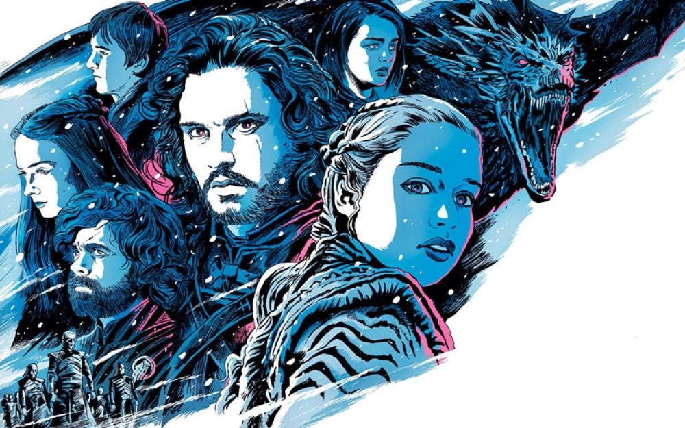 DOORLV Jigsaw Puzzles Wooden 1000 Pieces Of Adult Jigsaw Puzzles Game Kids Puzzle Toys Home Decoration Landscape Game Of Thrones & Birthday Gifts