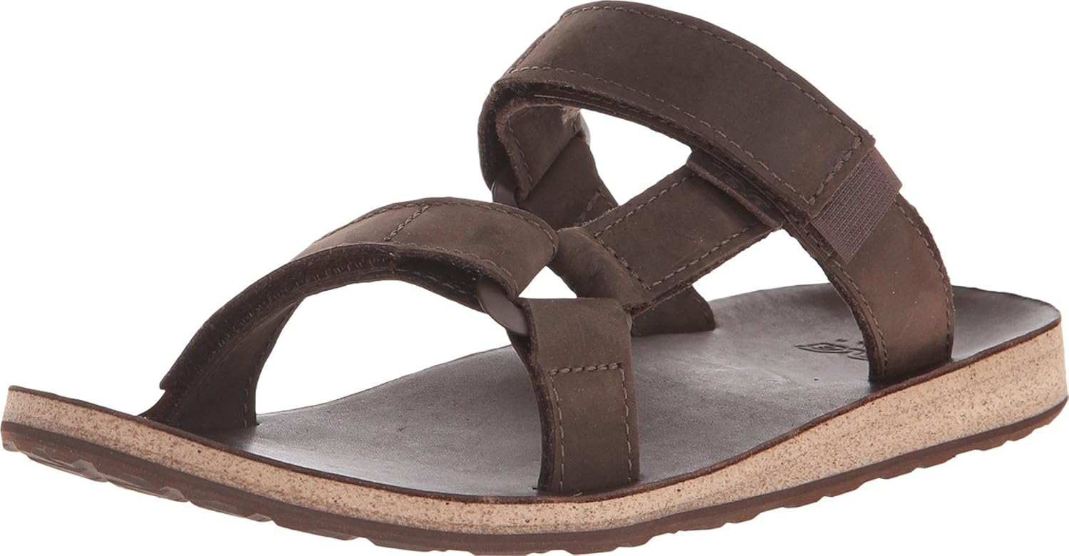 teva universal leather slide