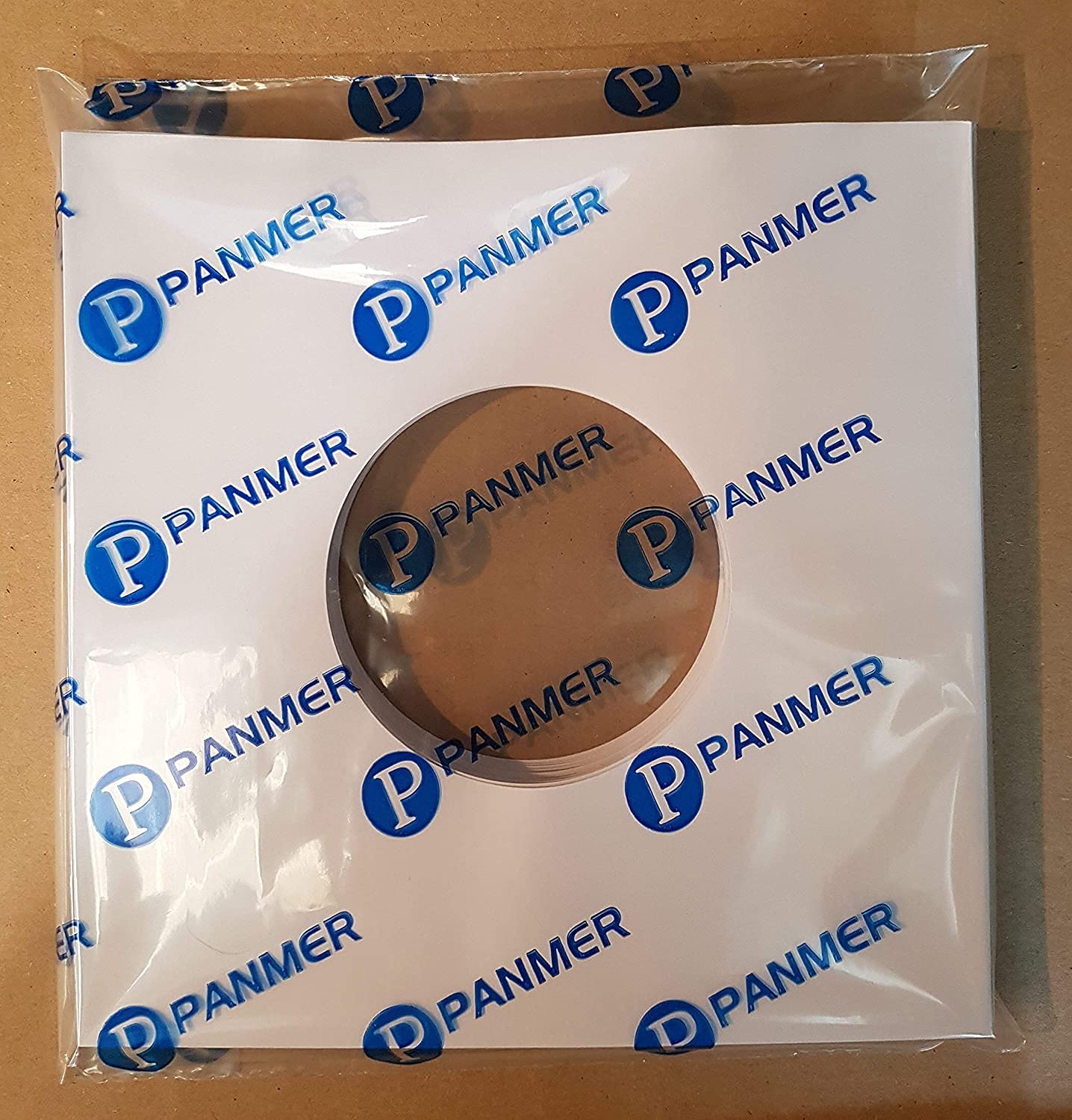 Pack of 50 - 7" White Paper Record Sleeves