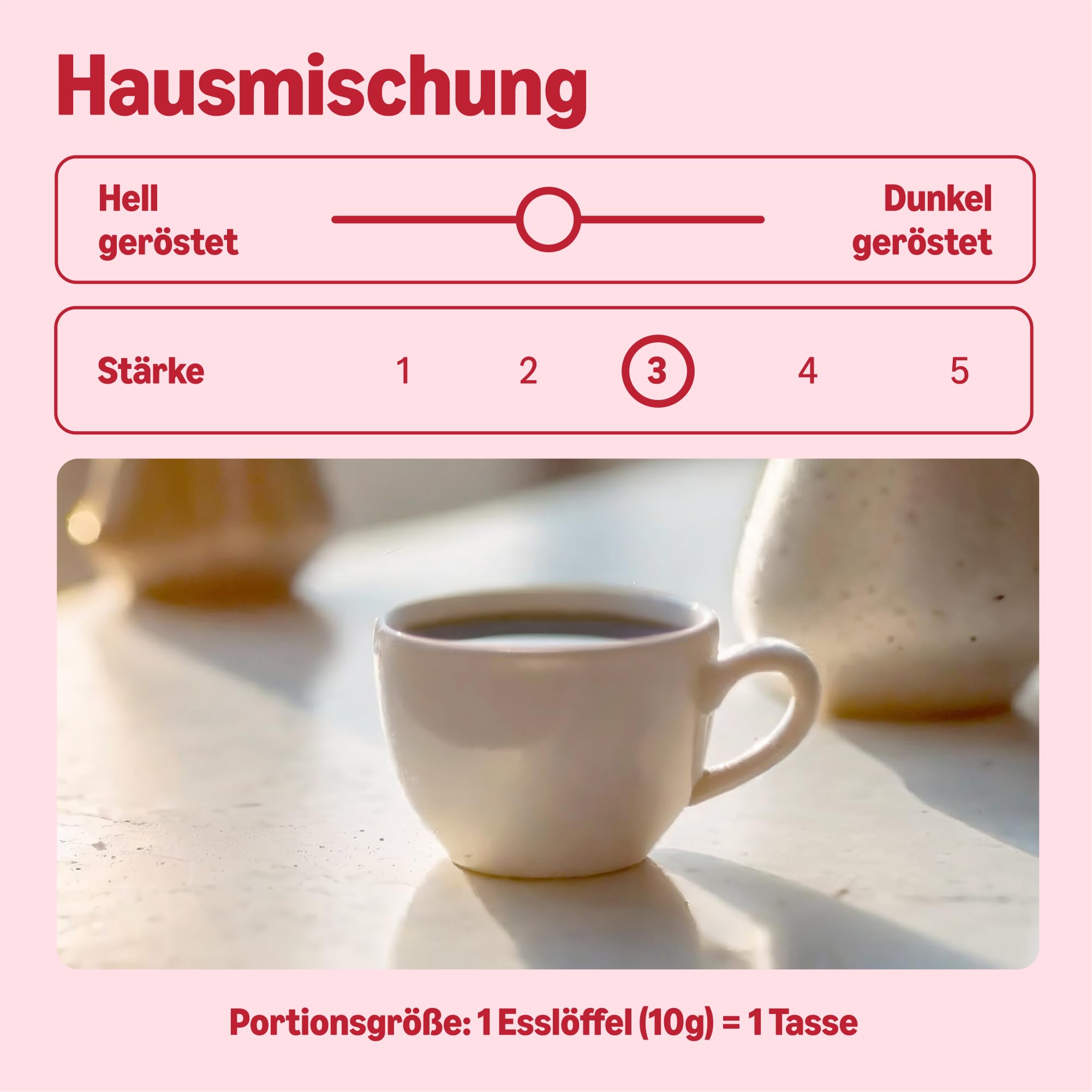 by Amazon House Blend Classic Gemahlener Röstkaffee Arabica-Robusta-Mischung Intensität: 3 - Medium, 250g 3