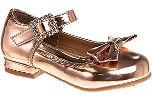 Josmo Girls Mary Jane Shoes - Stylish Comfortable Dress Footwear (Toddler - Little Kid - Big Kid)