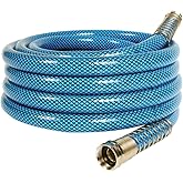 Camco TastePURE 25-Foot Premium Drinking Water Hose | Features a No-Kink Heavy-Duty Design with Machined Fittings for Extra S