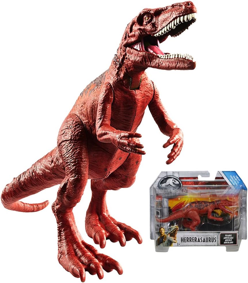Herrerasaurus Dinosaur Jurassic World Fallen Kingdom Posable Figure 4" 2018