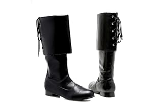 Ellie Shoes Men's 121-Sparrow Pirate Costume Boots - Buccaneer Shoes