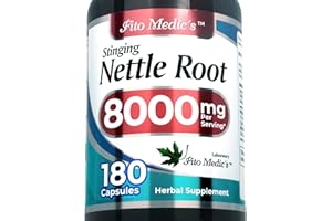 FITO MEDIC'S Lab - Stinging Nettle Root, 180 Capsules - stinging Nettle -Pure Extract, ortiga.