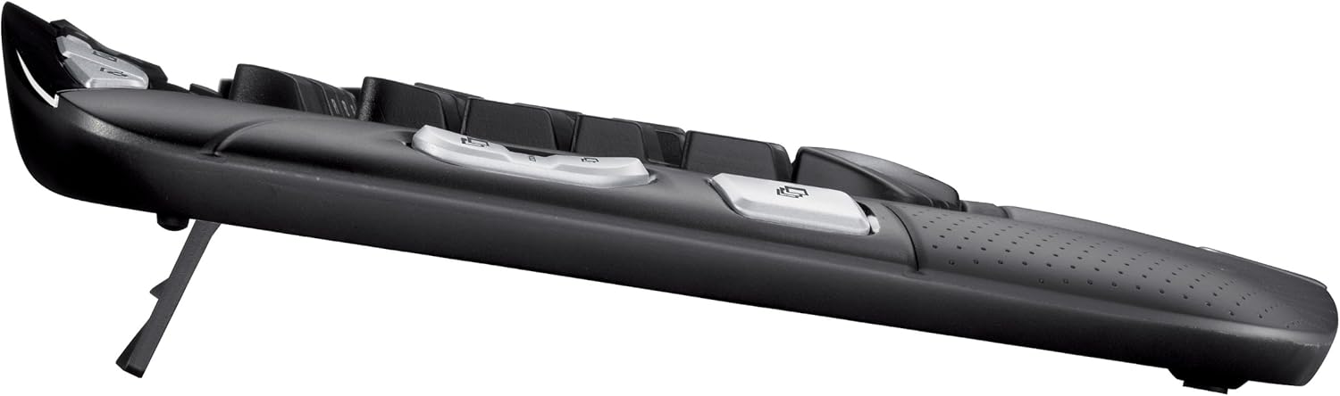 Logitech K350 Wireless Wave Keyboard with Unifying Wireless Technology - Black: Electronics