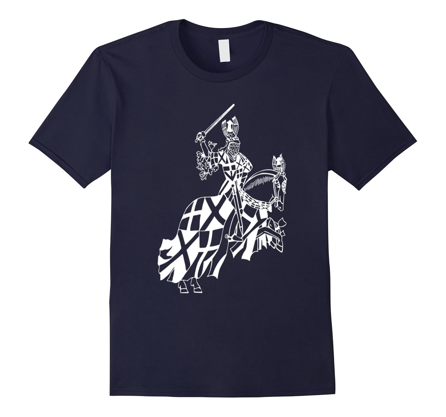 Knight Medieval History Renaissance T Shirt-Rose