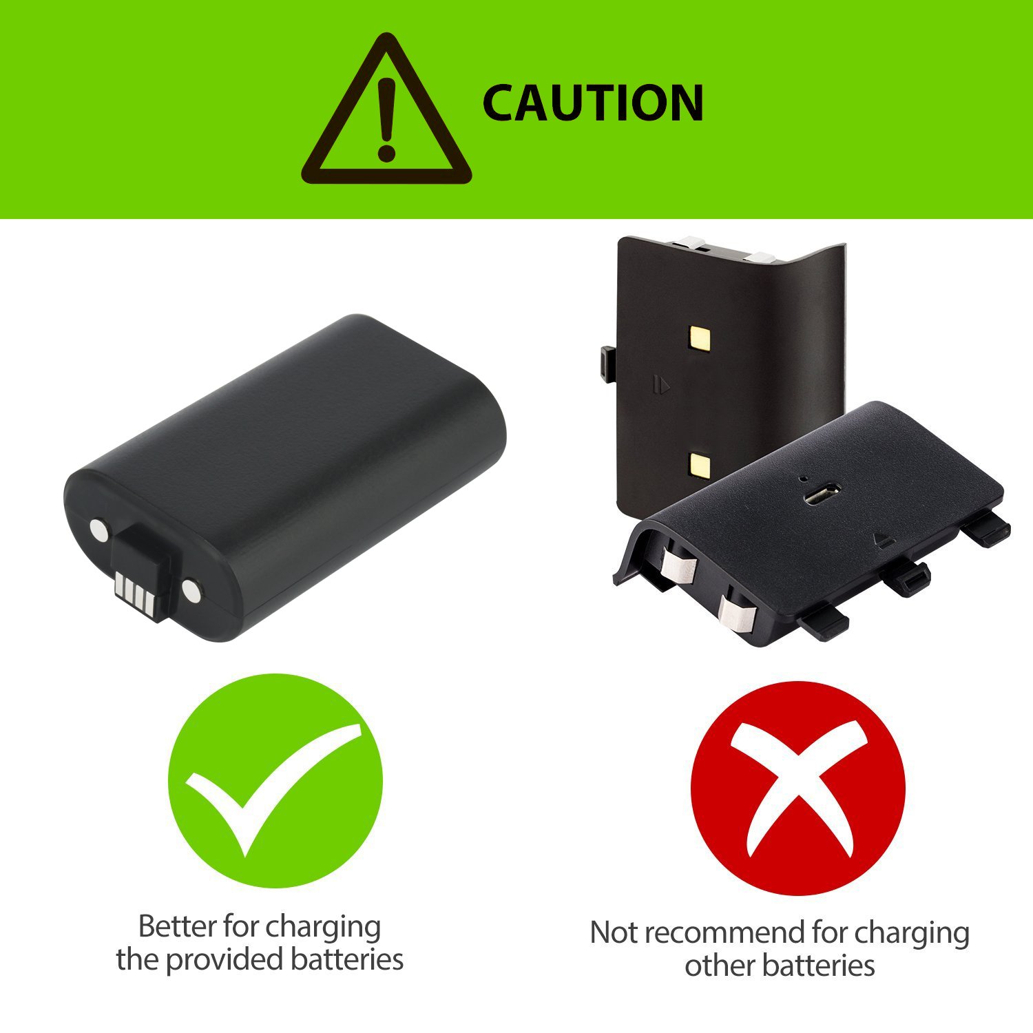 Xbox One Controller Charger Charging Docking Station Stand with USB Charging Cable for Xbox One Xbox One S Controller