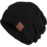 Doitory Beanie Hat for Men and Women, Unisex Winter Slouchy Beanie Knit Warm Hat, Cotton Cap for Cold Weather