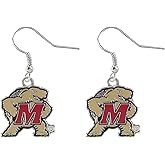 aminco NCAA Unisex Adult NCAA Logo Dangler Earrings