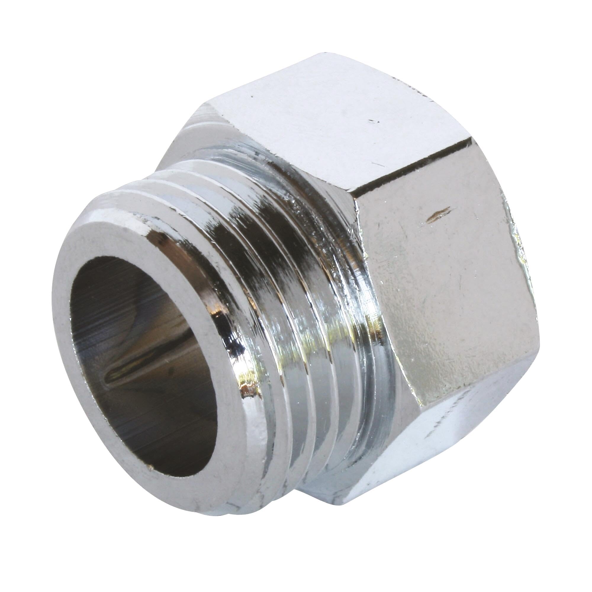 SOMATHERM FOR YOU //100-15-3 Conn gleich Messing Nick MF Brass Coupling equal-15/21 Male Female, Single Unit, 15/21 (1/2")