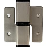 Harris Hardware TP8410‑B Stainless Steel Surface Mounted Gravity Hinge Set