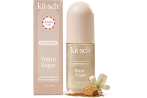 Kitsch Hair Perfume for Women - Warm Sugar | Clean, Deodorizing & Patented Odor-Eliminating Technology Hair Spray & Body Mist - Freshen Hair, Body & Pillows - Pink Grapefruit & Vanilla Scent - 50mL
