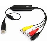 StarTech.com SVID2USB23 S-Video / Composite to USB Video Capture Cable Adapter w/ TWAIN and Mac Support - VHS to USB Composite Svideo