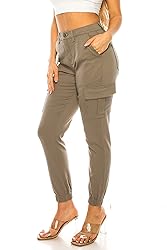 Double Denim January 5th Women's High Waist Cargo