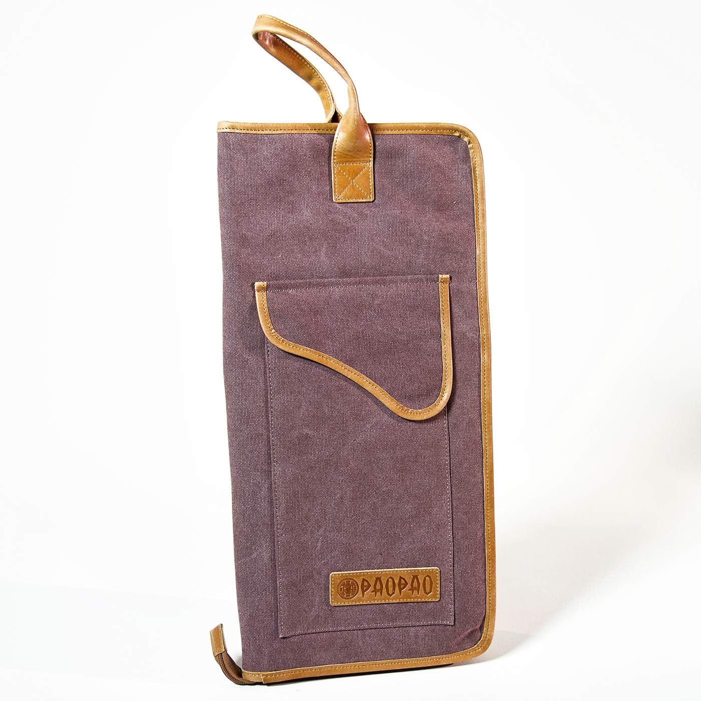 PaoPao Drumstick Bag - Drum Stick Bag for Your Perfect Beat - Handmade from Leather purple