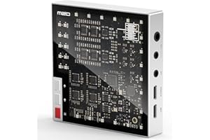 LIN.LIN.LIN SMSL M20 MQA MQA-CD DAC & Headphone Amplifier USB2.1 USB2.2 XU316 768kHz/32Bit DSD256 Gaming DAC PCM Filter USB DAC 3.5mm & 4.4mm Headphone Jack Mini Audio Decoder for PS5/Switch/PC Silver