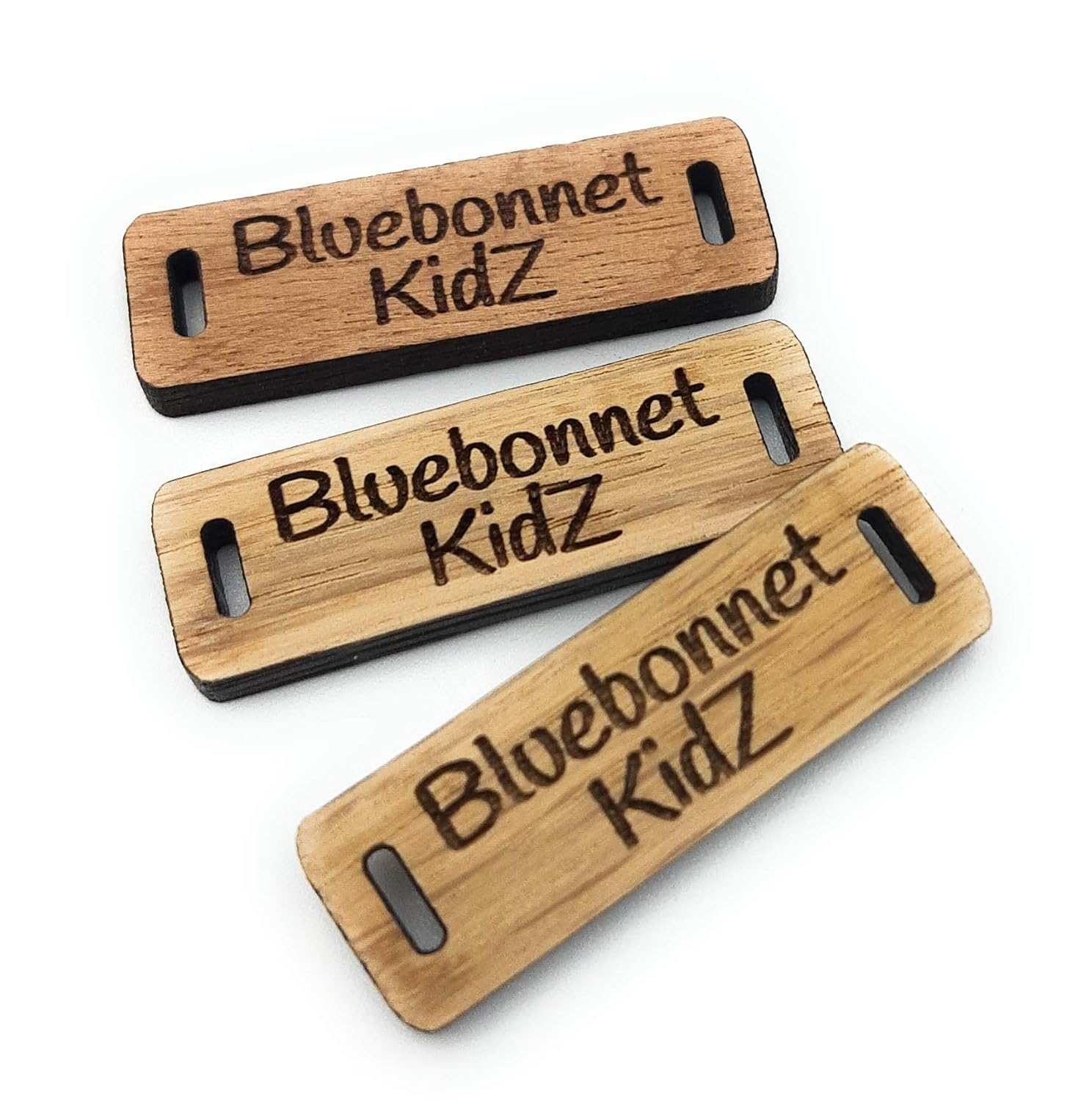 Clothing labels, custom wooden garment labels, personalized