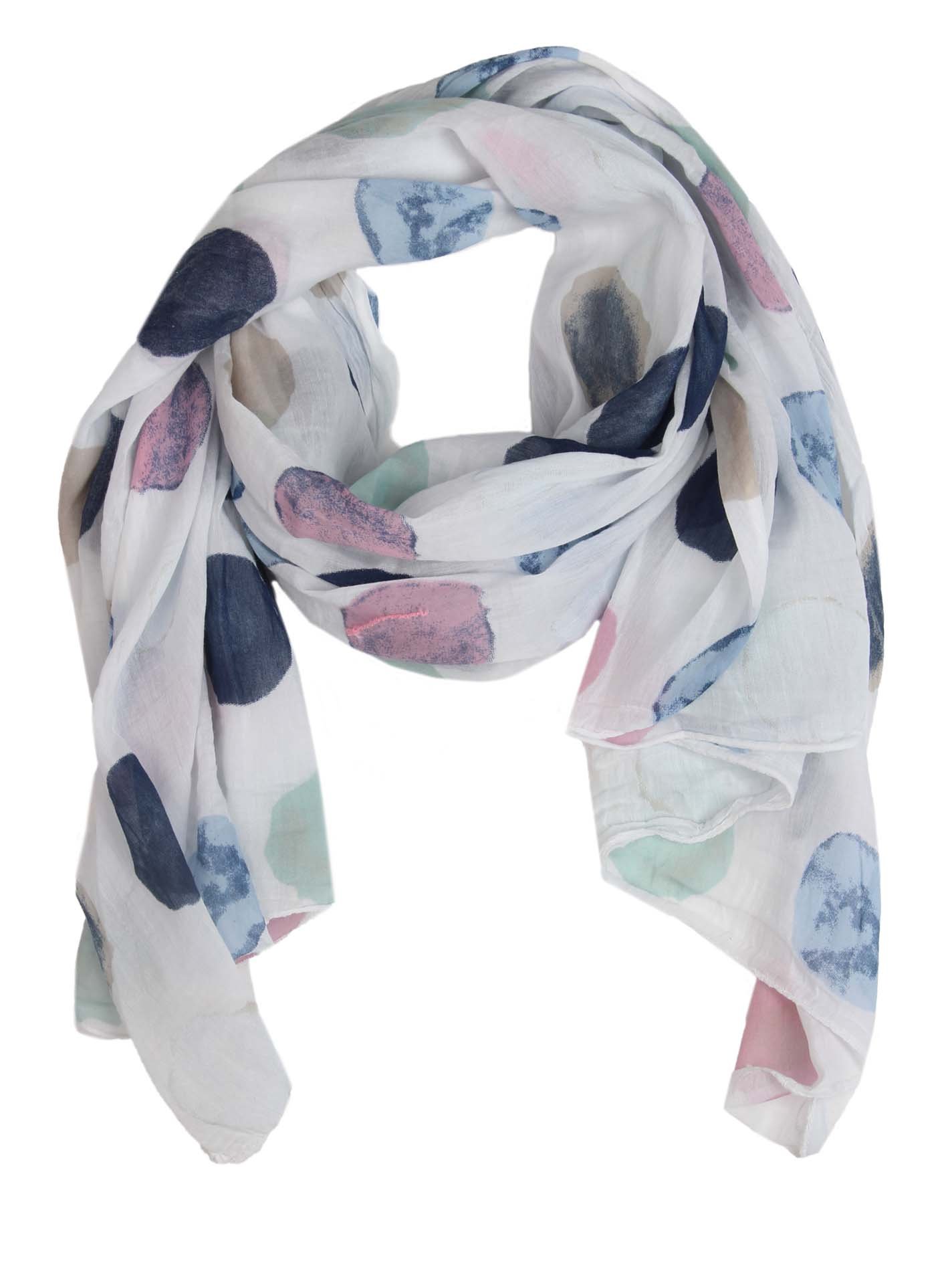 Cashmere DreamsSilk scarf for ladies with dot print of Zwillingsherz/Elegant accessory for women also as a scarf/silk scarf/scarf/shoulder cloth or cover cloth used