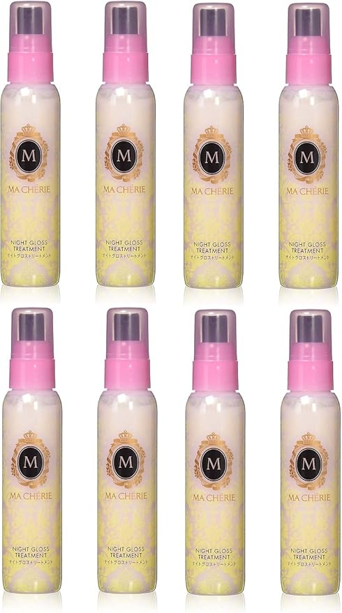Amazon まとめ買い マシェリ ナイトグロストリートメント アウトバストリートメント 夜用 80ml 8個 Macherie マシェリ ビューティー 通販