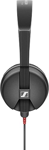 Sennheiser HD 25 Light On-Ear DJ Headphones 1.5M Cable 1/4 In Adaptor Black view 3