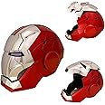 ATOKNG Iron-Man MK 5 Wearable Electronic Helmet: Voice & Remote Controlled, Perfect Super Hero Mask,Can Cosplay and Collectible Figures for Man and Teen-Ideal Gift for Halloween&Birthdayand&Christmas