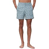 Frescobol Carioca Men's Angra Madeira Print Porto Swim Shorts