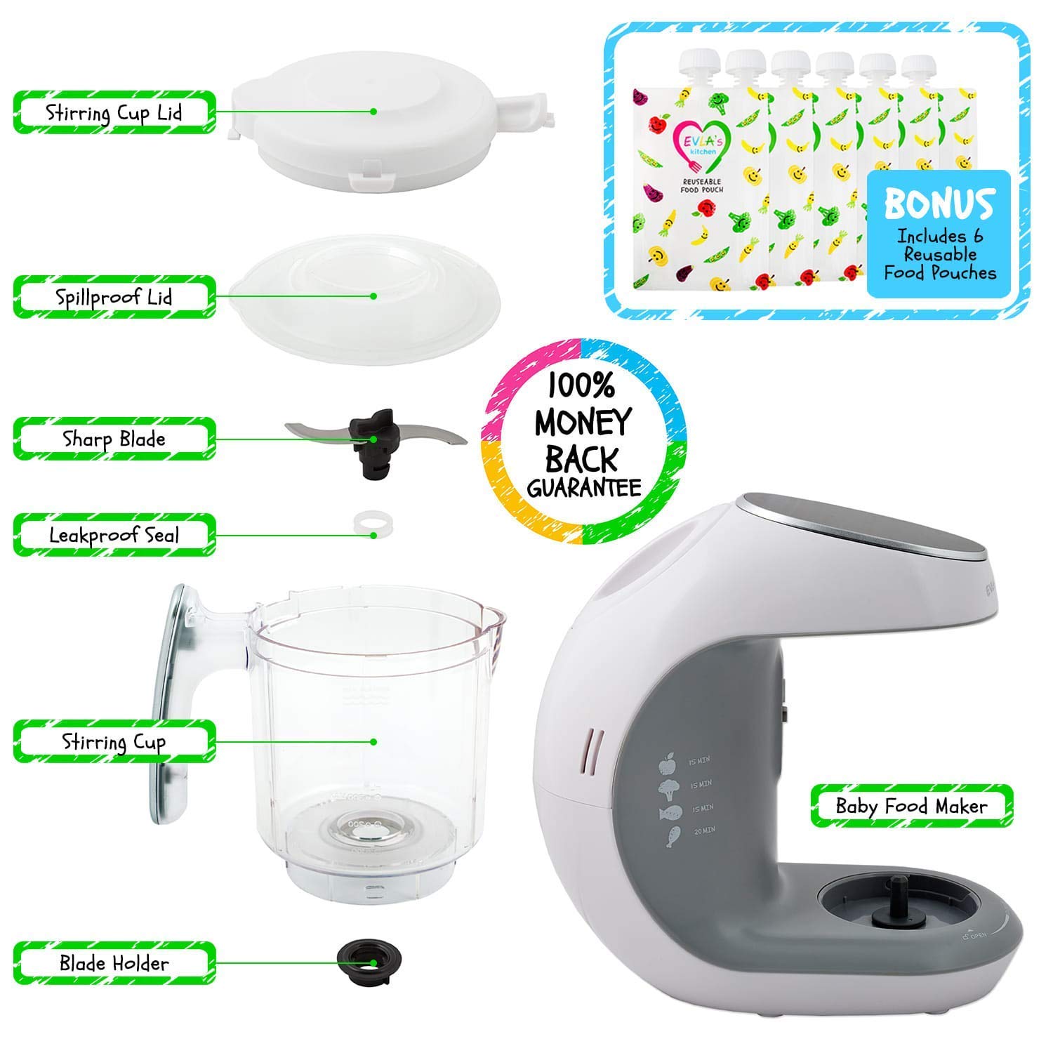 baby safe food maker digital