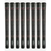 Winn Grips 52DT-JBK Dri-Tac 2.0 series Advance Polymer Technology, 8 Piece Golf Grip Bundle-Standard Size