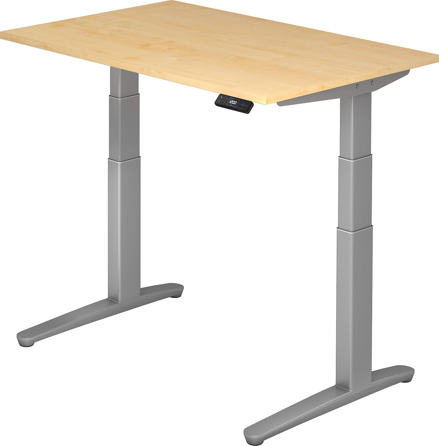 Bumo Massiver Elektrisch Hohenverstellbarer Designer Schreibtisch Ergonomischer Stehschreibtisch Elektrischer Burotisch Buroschreibtisch Hohenverstellbar Mit Memoryfunktion In Ahorn 120 X 80 Cm Amazon De Kuche Haushalt