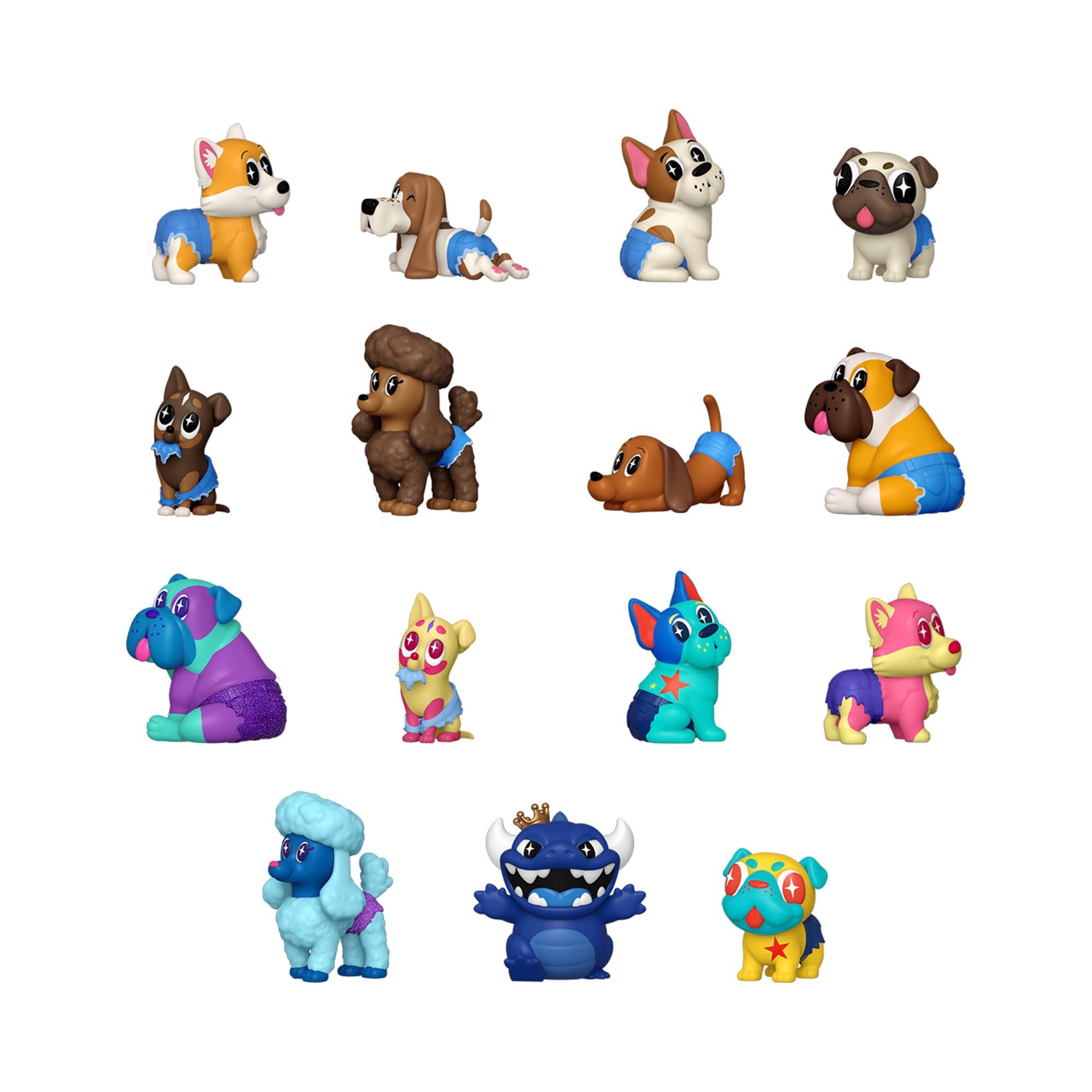 Funko Paka Paka: Daisy Dukes Dogs Caboose - (Pug) 18 Pieces PDQ - Collectable Vinyl Figure - Gift Idea - Official Merchandise - Toys for Kids & Adults - Stocking Fillers