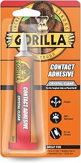 GORILLA Clear Contact Adhesive 20ml Crystal Waterproof No-Run Repositional view 1