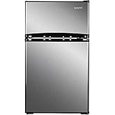 Avanti 3.1 Cu. Ft. Compact Refrigerator with Freezer, Adjustable Glass Shelves, Reversible Door, Automatic Defrost, ENERGY ST